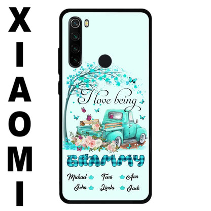 Personalized Grandma Phone Case - I Love Being Grandma - R5OIKQ -TQ - Case For iPhone And Samsung