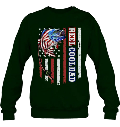 Personalized Fishing Dad Shirt/Hoodie - Gift Idea For Father's Day - Reel Cool Dad