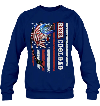 Personalized Fishing Dad Shirt/Hoodie - Gift Idea For Father's Day - Reel Cool Dad