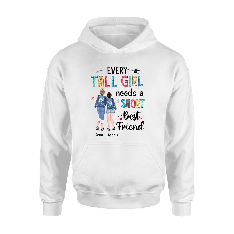 Personalized Best Friends Shirt - Gift Idea For Friends - Every Tall Girl Needs A Short Best Friend