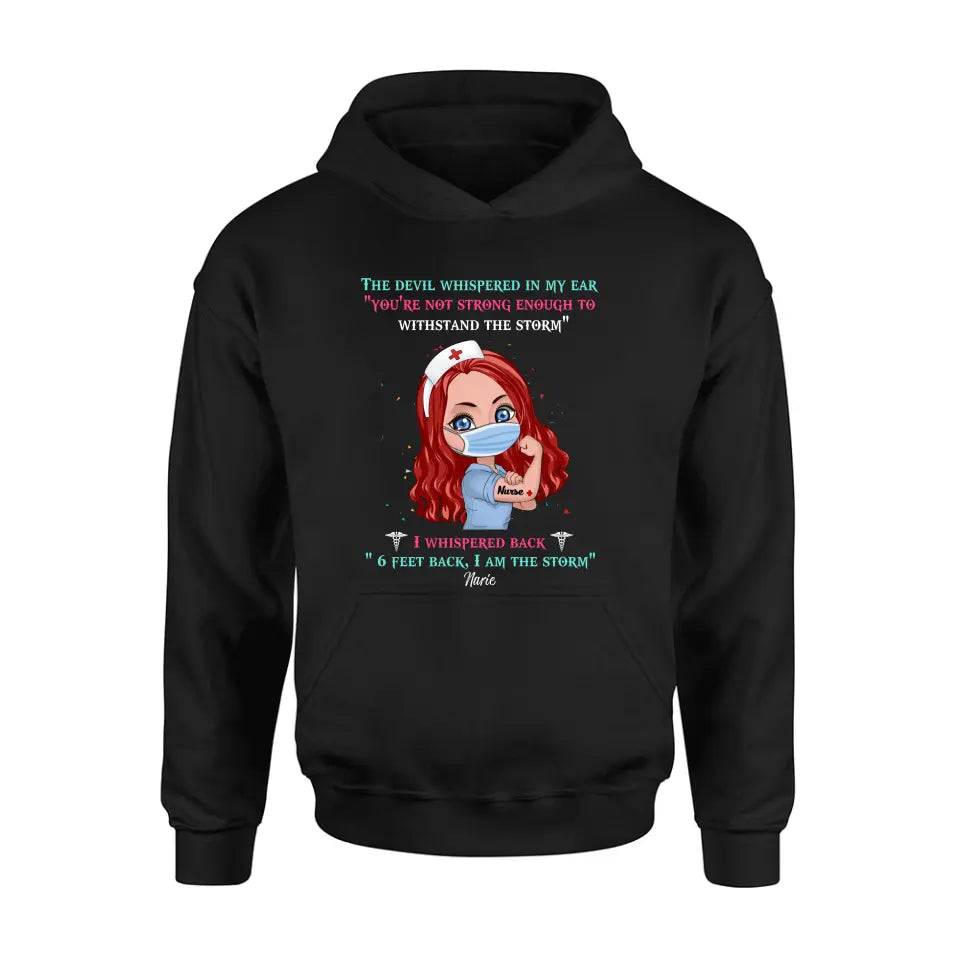 Custom Personalized Nurse Shirt - Gift Idea For Nurse - I Am The Storm