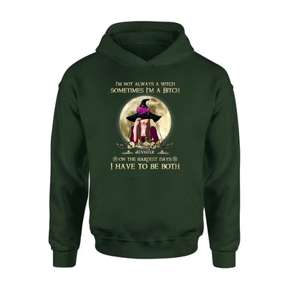 Custom Personalized Witch Shirt - Halloween Gift Idea For Friends - I'm Not Always A Witch