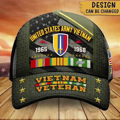Personalized Vietnam Veteran Cap - Birthday/Father's Day Gift For Veteran