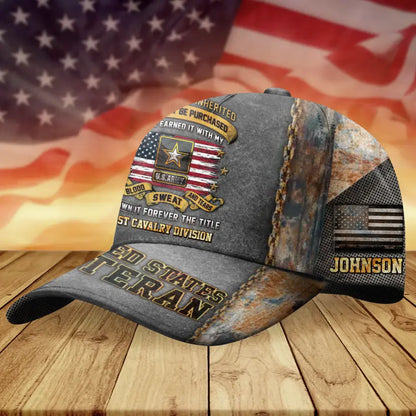 Personalized United States Veteran Baseball Cap - Gift Idea For Veteran/Birthday/Independence Day Gift - It Cannot Be Inherited Nor Can It Be Purchased