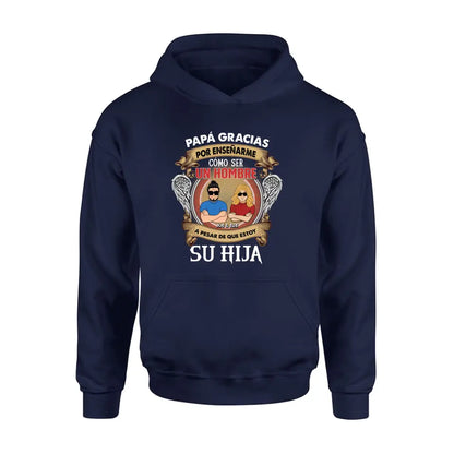 Personalized T-shirt/Long Sleeve / Sweatshirt / Hoodie for Father's day - Spanish Version