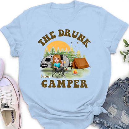 Personalized Camping Shirt/Hoodie - Gift Idea for Camping Lovers/Friends - The Drunk Camper