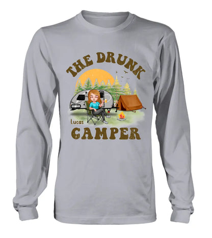Personalized Camping Shirt/Hoodie - Gift Idea for Camping Lovers/Friends - The Drunk Camper