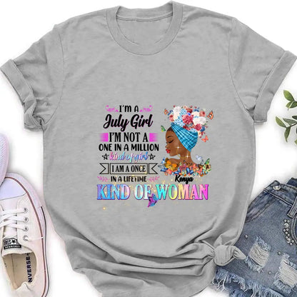 Personalized Birthday Girl Shirt/Hoodie - Gift Idea For Birthday - I'm A October Girl I'm Not A One In A Million Kind Of Girl
