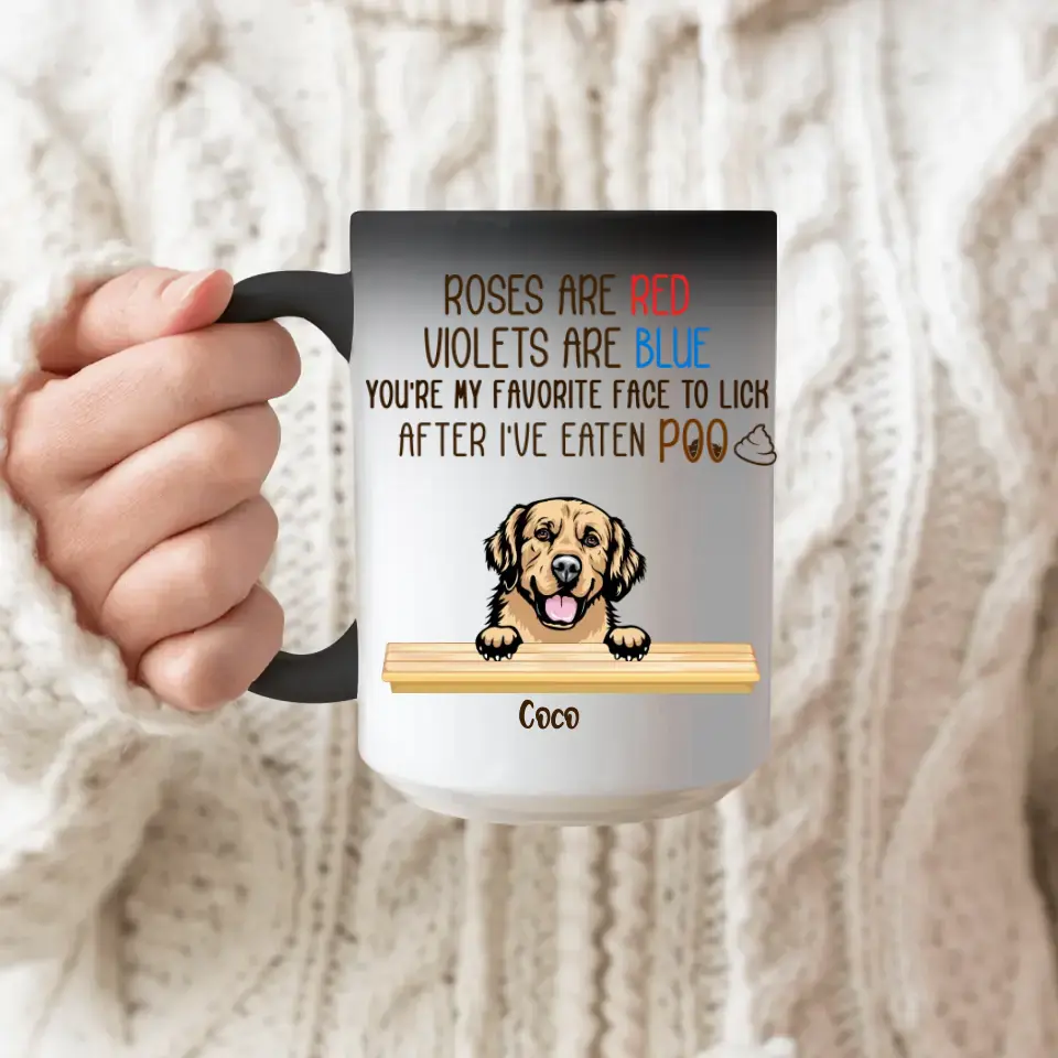 Personalized Dog Mom/Dad Color Changing Mug - Gift Idea For Dog Lovers/Dog Owners