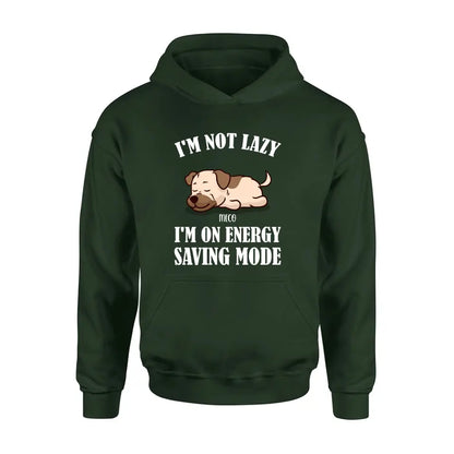 Personalized Lazy Dog T-shirt/Sweatshirt/Long Sleeve/Hoodie - Gift Idea For Dog Lover - Up to 6 Dogs - I'm Not Lazy I'm On Energy Saving Mode