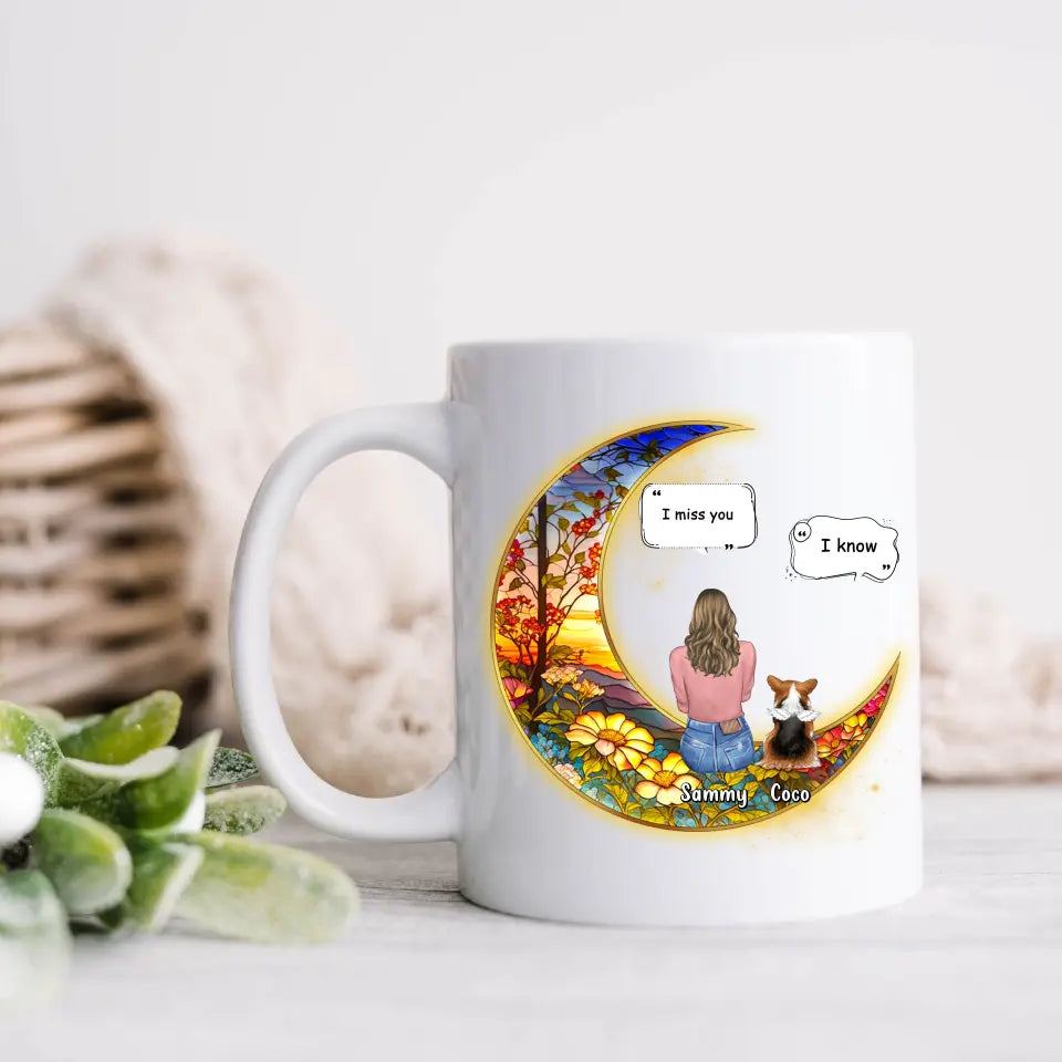 Personalized Memorial Pet Coffee Mug - Up to 3 Dogs/Cats/Rabbits - Memorial Gift Idea for Pet Owners