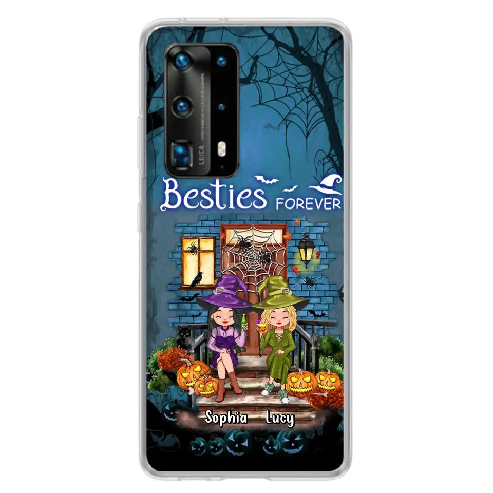 Personalized Halloween Friend Phone Case - Up to 5 Friends - Halloween Gift Idea for Friends/Sisters - Besties Forever - Case for Xiaomi/Huawei/Oppo