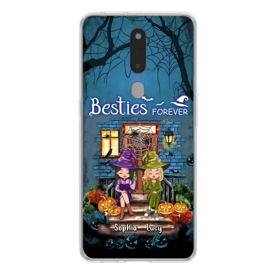 Personalized Halloween Friend Phone Case - Up to 5 Friends - Halloween Gift Idea for Friends/Sisters - Besties Forever - Case for Xiaomi/Huawei/Oppo