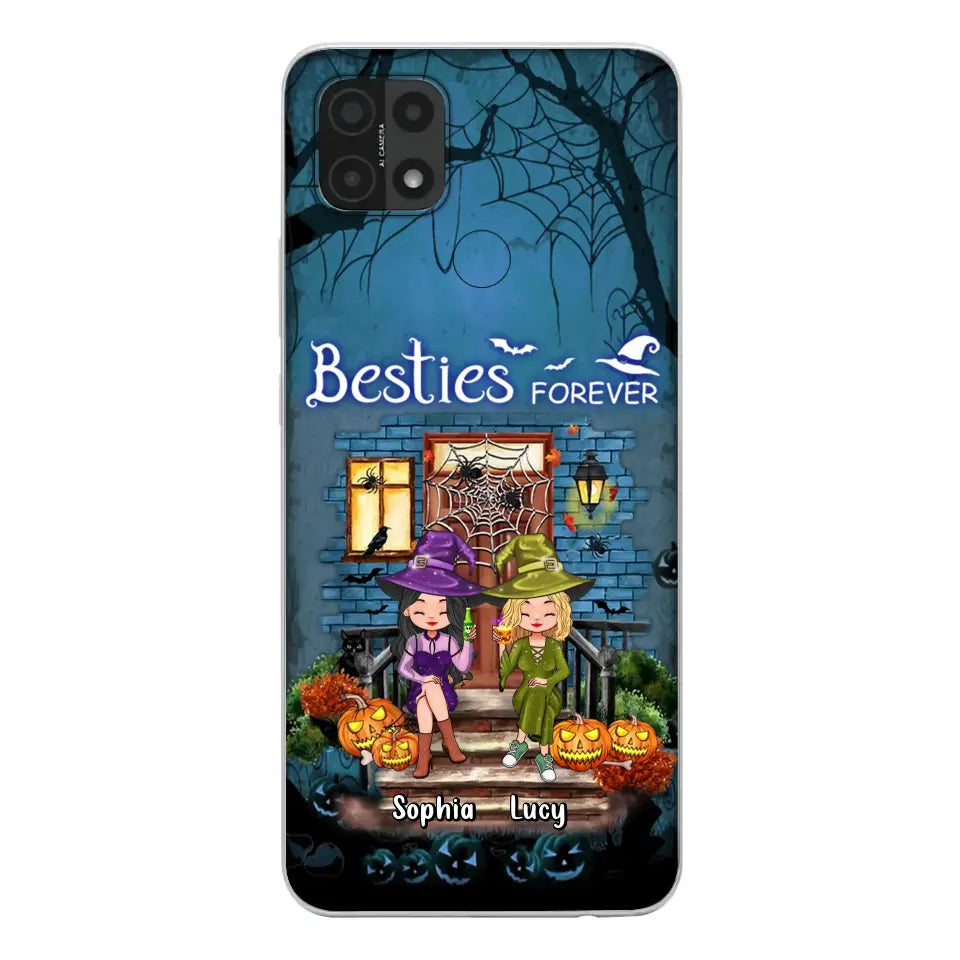 Personalized Halloween Friend Phone Case - Up to 5 Friends - Halloween Gift Idea for Friends/Sisters - Besties Forever - Case for Xiaomi/Huawei/Oppo