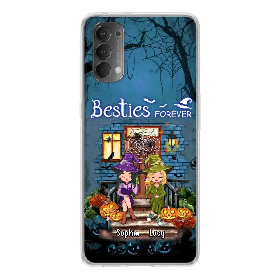 Personalized Halloween Friend Phone Case - Up to 5 Friends - Halloween Gift Idea for Friends/Sisters - Besties Forever - Case for Xiaomi/Huawei/Oppo
