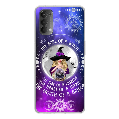 Personalized Witch Phone Case - Halloween Gift Idea For Witch Lovers - The Soul Of A Witch - Case For Oppo/Xiaomi/Huawei