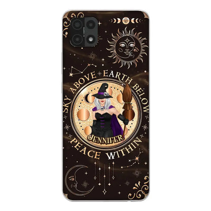 Custom Personalized Witch Phone Case - Gift Idea For Girl - As Above So Below - Cases For Xiaomi/ Oppo/ Huawei