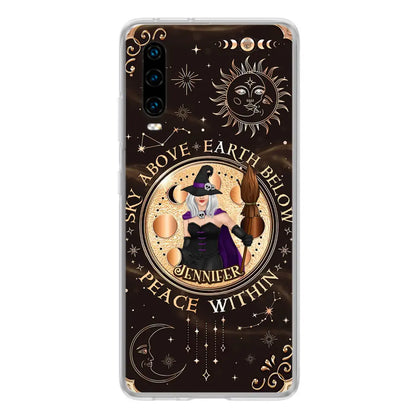 Custom Personalized Witch Phone Case - Gift Idea For Girl - As Above So Below - Cases For Xiaomi/ Oppo/ Huawei