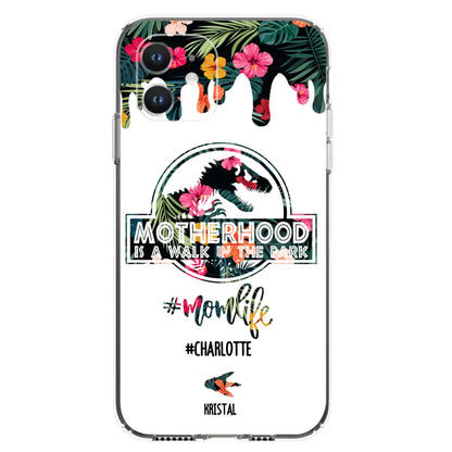 Custom Personalized Mama Dinosaur Phone Case - Best Gift For Mothers - For iPhone And Samsung Phone Case - 2QCGS1
