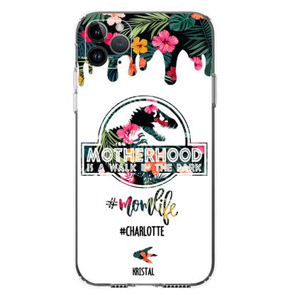 Custom Personalized Mama Dinosaur Phone Case - Best Gift For Mothers - For iPhone And Samsung Phone Case - 2QCGS1
