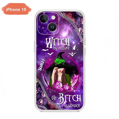 Custom Personalized Stick My Broom Witch Phone Case - Halloween Gift Idea - Case For iPhone And Samsung - Witch By Nature
