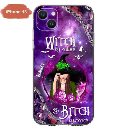 Custom Personalized Stick My Broom Witch Phone Case - Halloween Gift Idea - Case For iPhone And Samsung - Witch By Nature