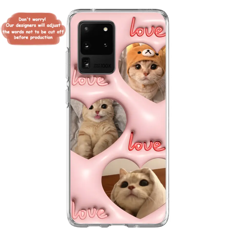 Personalized Photo Phone Case - Gift Idea For Couple/Him/Her/Pet Lovers - Case For iPhone/Samsung