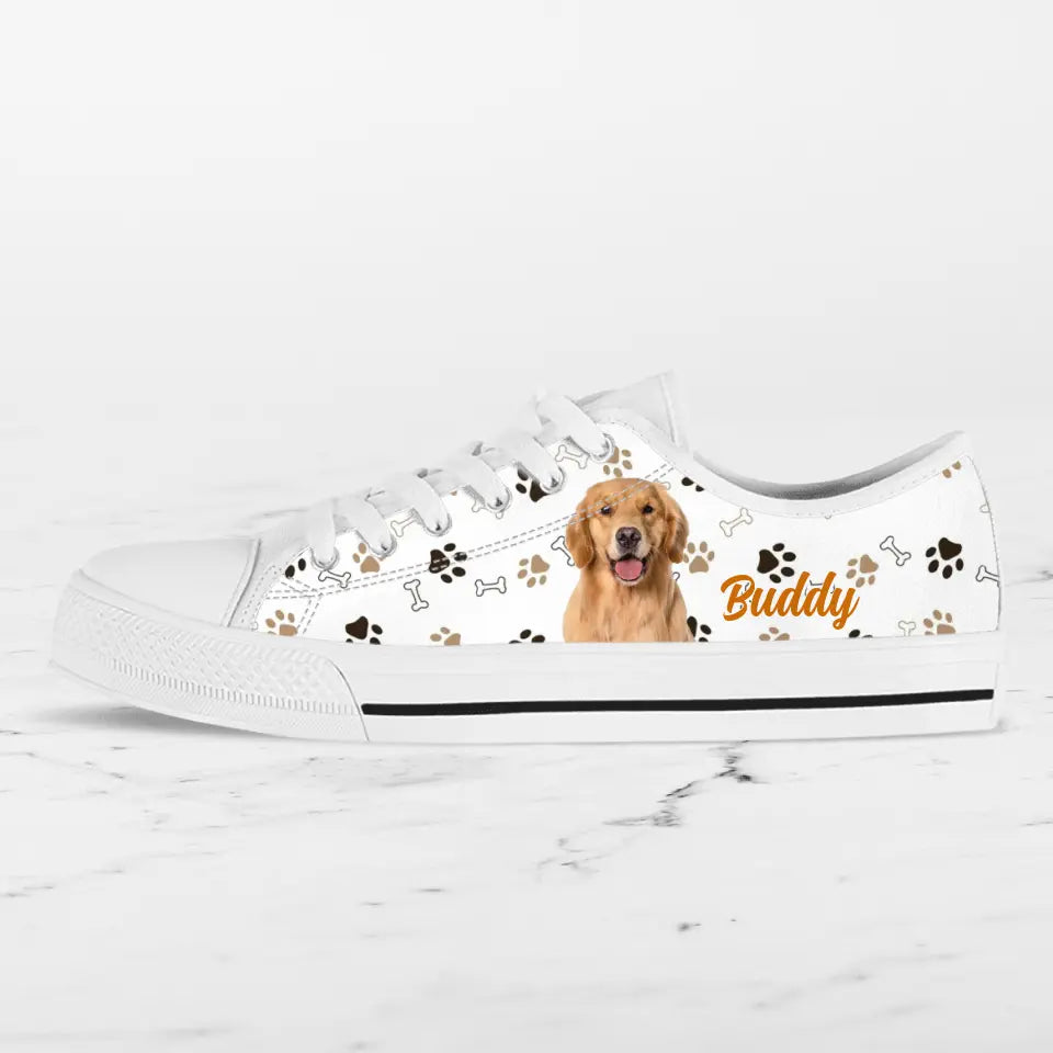 Personalized Dog Photo Sneakers - Gift Idea For Dog Lovers
