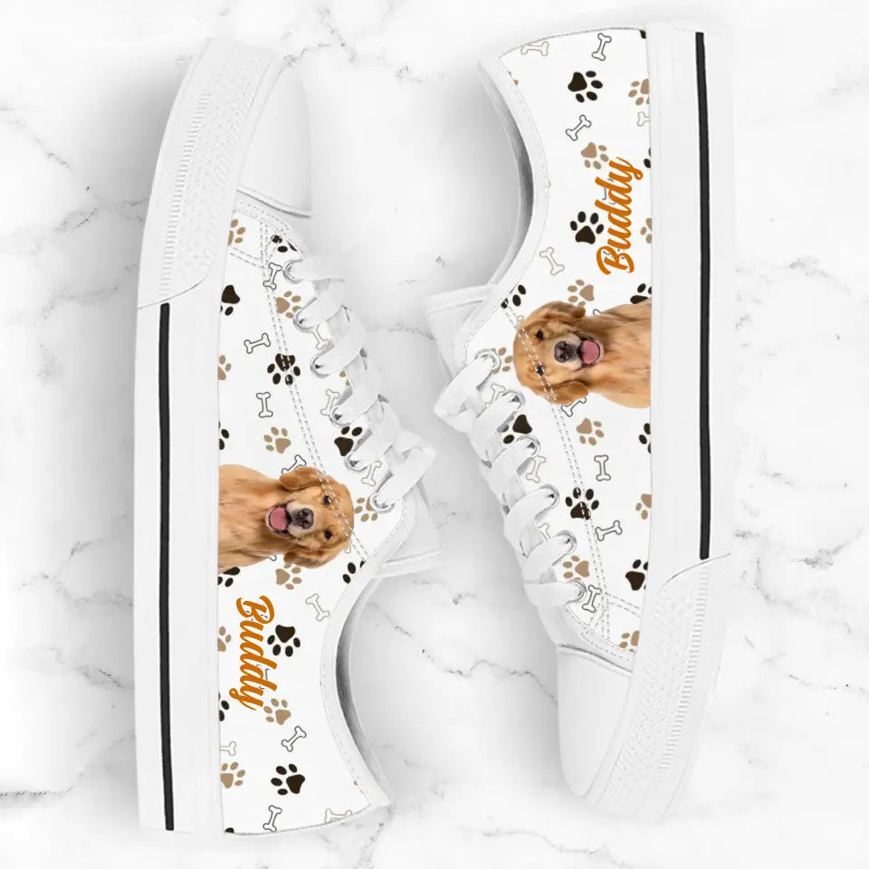 Personalized Dog Photo Sneakers - Gift Idea For Dog Lovers