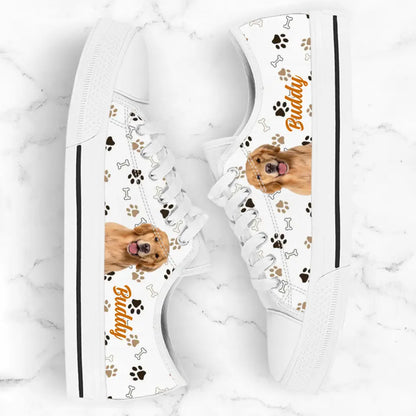Personalized Dog Photo Sneakers - Gift Idea For Dog Lovers