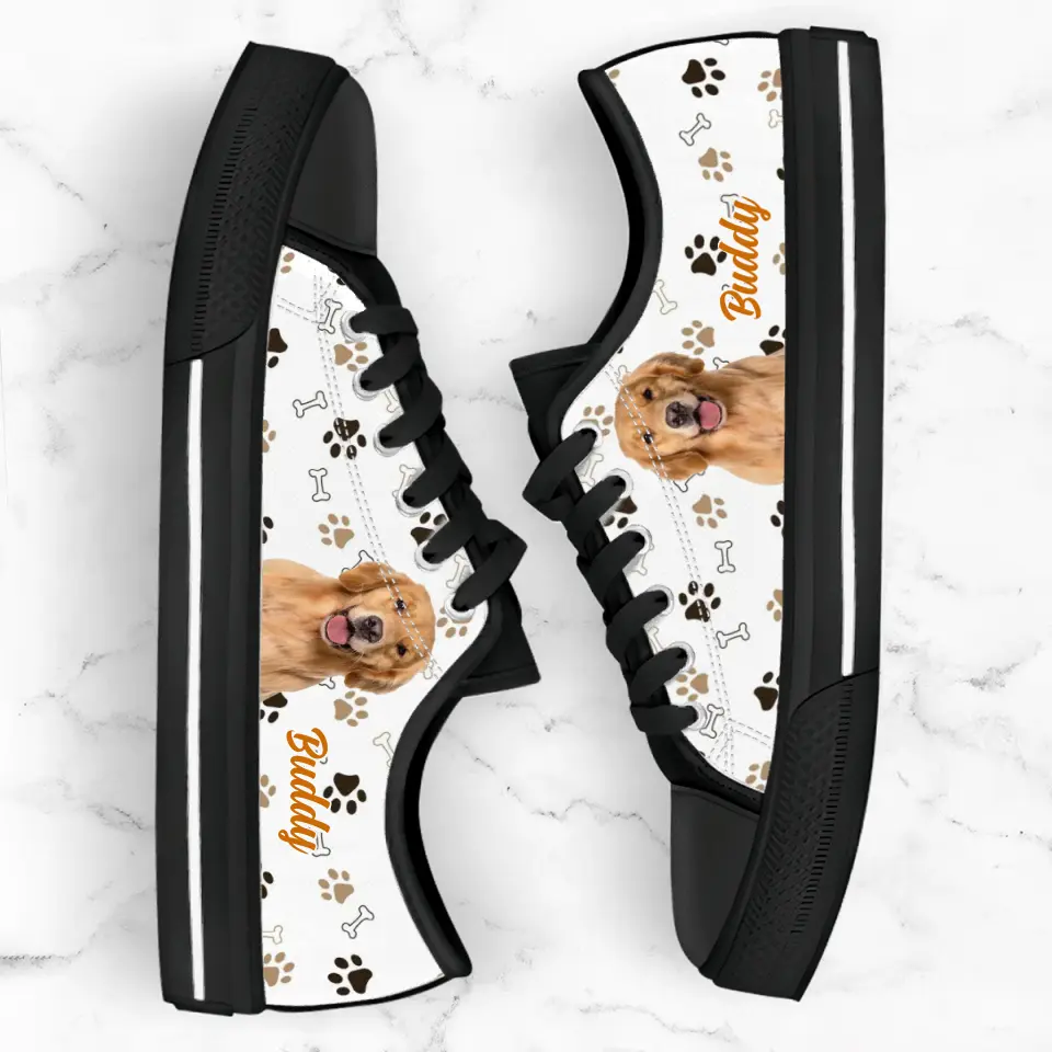 Personalized Dog Photo Sneakers - Gift Idea For Dog Lovers