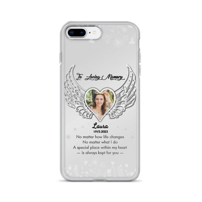 Personalized In Loving Memory Phone Case - Upload Photo - Memorial Gift Idea - Case For iPhone/Samsung - A Special Place Within My Heart Is Always Kept For You