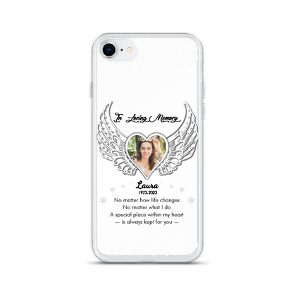 Personalized In Loving Memory Phone Case - Upload Photo - Memorial Gift Idea - Case For iPhone/Samsung - A Special Place Within My Heart Is Always Kept For You