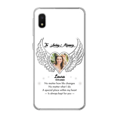 Personalized In Loving Memory Phone Case - Upload Photo - Memorial Gift Idea - Case For iPhone/Samsung - A Special Place Within My Heart Is Always Kept For You
