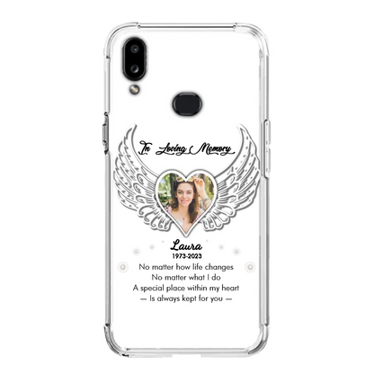 Personalized In Loving Memory Phone Case - Upload Photo - Memorial Gift Idea - Case For iPhone/Samsung - A Special Place Within My Heart Is Always Kept For You