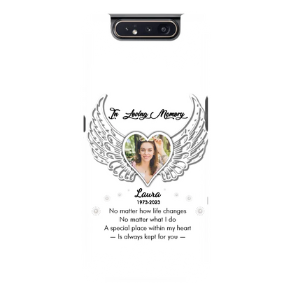 Personalized In Loving Memory Phone Case - Upload Photo - Memorial Gift Idea - Case For iPhone/Samsung - A Special Place Within My Heart Is Always Kept For You