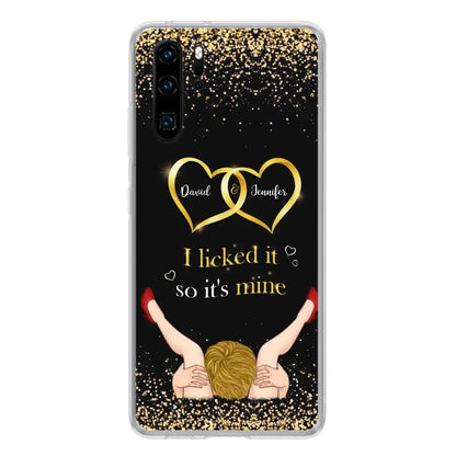 Custom Personalized Couple Phone Case - Gift Idea For Couple/Valentines Day - I Licked It So It's Mine - Case For Oppo/Xiaomi/Huawei