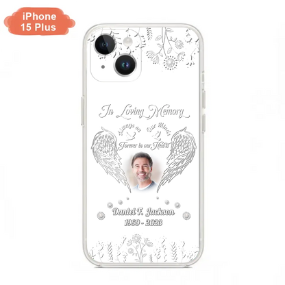 Personalized Memorial Photo Phone Case - Memorial Gift Idea - In Loving Memory