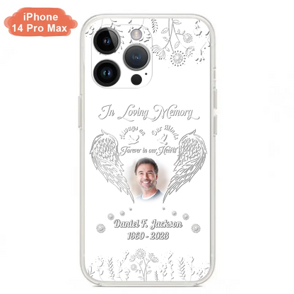 Personalized Memorial Photo Phone Case - Memorial Gift Idea - In Loving Memory