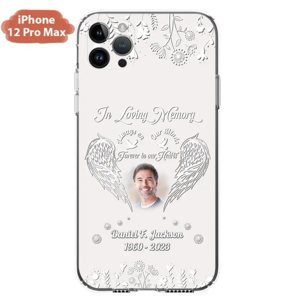 Personalized Memorial Photo Phone Case - Memorial Gift Idea - In Loving Memory