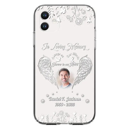 Personalized Memorial Photo Phone Case - Memorial Gift Idea - In Loving Memory