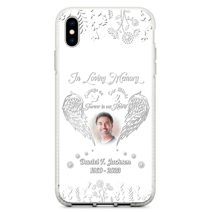 Personalized Memorial Photo Phone Case - Memorial Gift Idea - In Loving Memory