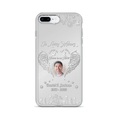 Personalized Memorial Photo Phone Case - Memorial Gift Idea - In Loving Memory