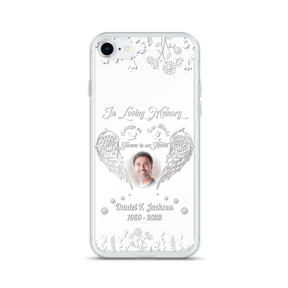 Personalized Memorial Photo Phone Case - Memorial Gift Idea - In Loving Memory