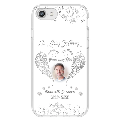 Personalized Memorial Photo Phone Case - Memorial Gift Idea - In Loving Memory