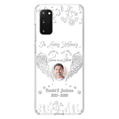 Personalized Memorial Photo Phone Case - Memorial Gift Idea - In Loving Memory