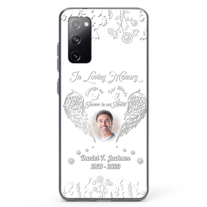 Personalized Memorial Photo Phone Case - Memorial Gift Idea - In Loving Memory