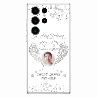 Personalized Memorial Photo Phone Case - Memorial Gift Idea - In Loving Memory