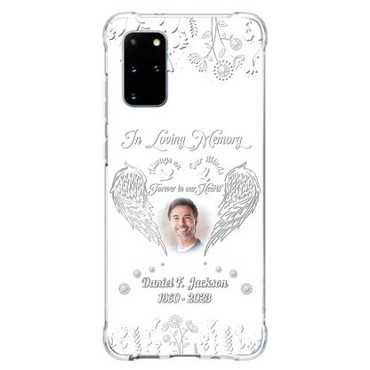 Personalized Memorial Photo Phone Case - Memorial Gift Idea - In Loving Memory