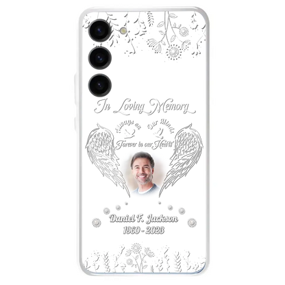 Personalized Memorial Photo Phone Case - Memorial Gift Idea - In Loving Memory